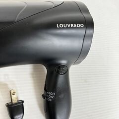 【LOUVREDO】 ルーヴルドー 復元ドライヤー 漆黒 マイナスイオン プロ仕様 ドライヤー 美髪 LJ-365 2017年製の画像