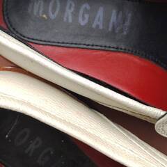 MORGAN　スリッポン　オフホワイト　メンズ24.5～25cmの画像