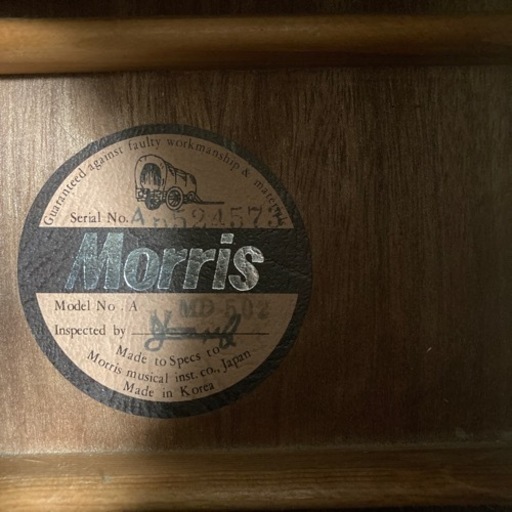 Morris MD-502 アコースティックギター