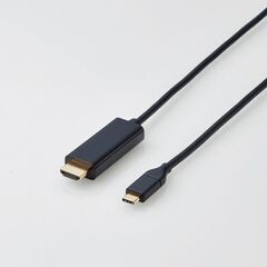 ★美品★ 【ELECOM／エレコム】USB Type-C → HDMI変換ケーブル　4K　Windows対応　Mac対応　2.0mの画像