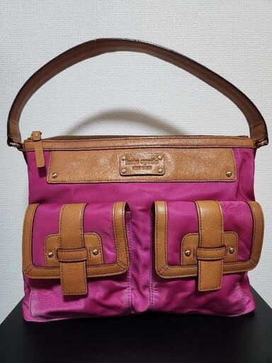 【美品】ケイトスペード ニューヨーク セミショルダー/ハンドバック ピンク