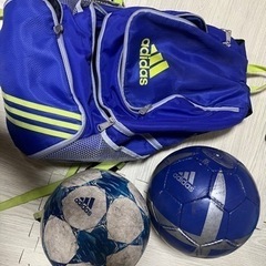 サッカーボール、リュック