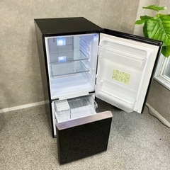 ☑︎ご成約済み🤝 SHARP 上品なブラックガラス🎩 ２ドア冷蔵庫✨ 2018年製⭕️の画像