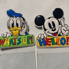 ディズニーランドチケットホルダーと使用済みチケット2個　レトロの画像
