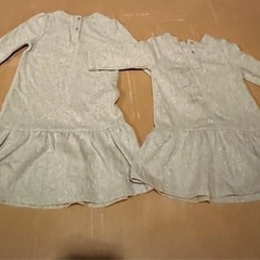 美品　👭姉妹コーデワンピースセットの画像