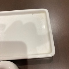 【0円】無印良品　歯ブラシスタンド、陶器トレイの画像