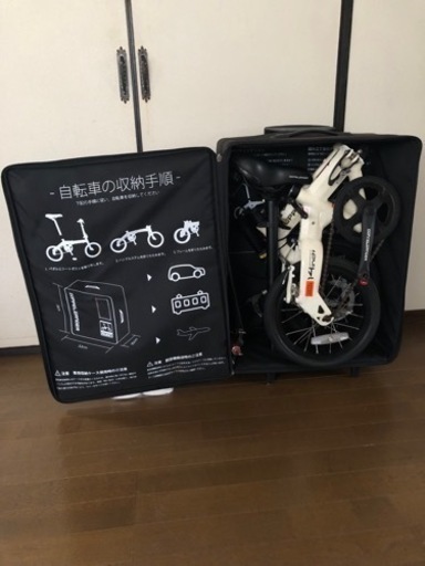 ドッペルギャンガー製　折り畳み自転車(空気入れ付き)