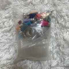 アクリルキーホルダー キーホルダー写真入れ 174個入 タッセルチャーム 金具付の画像