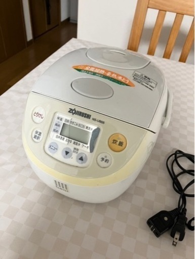 【決まりました】象印　炊飯器　3合炊けます