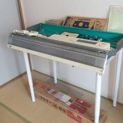 編み機KH-800とゴム編機 KR-810（ブラザー）