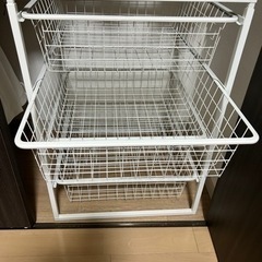 IKEA イケア　ヨナクセル　クローゼット収納　オープンラック 家具 収納家具 スチールラックの画像