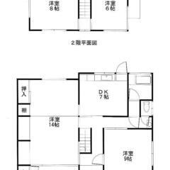 🚗【津山市中原】ガレージ付き！駐車場4台可の戸建て賃貸 - 不動産