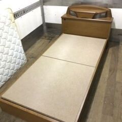 マットレスセット　家具 ベッド シングルベッドの画像