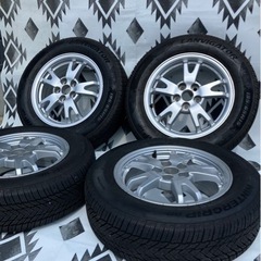 【ほぼ新車外し美品】プリウス　50 純正アルミホイール　195/65R15 TOYO NANOENERGY ZVW50 トヨタ 195⁄65R15 トヨタ純正 50プリウス アルミホイールスタッドレス 4本 195