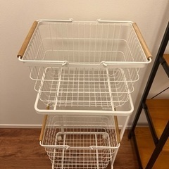 ランドリー　家具 収納家具 スチールラックの画像