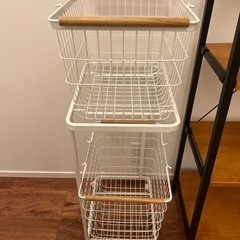 ランドリー　家具 収納家具 スチールラックの画像