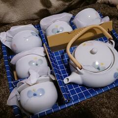 新品　お茶飲みセット急須&湯飲み５個の画像