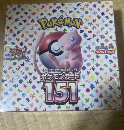 ポケモンカード　151 BOX シュリンク付き 新品未開封1BOX