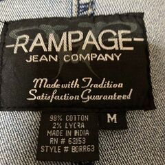インポート．RAMPAGEストレッチデニムジャケット．Ⅿの画像