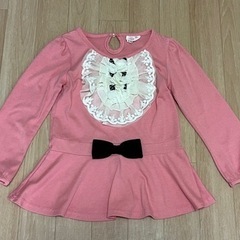 【110㎝】可愛いピンクの長袖