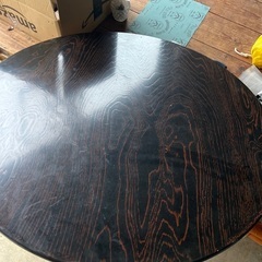 丸いちゃぶ台の画像