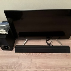 SONY43型Bravia 4K液晶テレビとサウンドバーセット