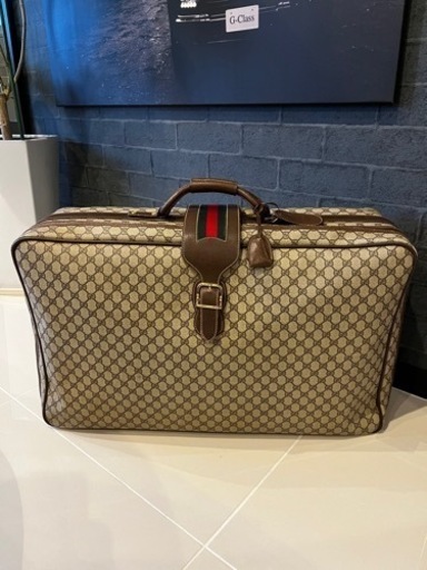 決まりました☆ 希少GUCCIグッチ　GGスプリウムレザー　トランクケース　中古美品☆