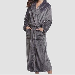 【中古美品】エステバスローブ ふわふわ 着る毛布 フリース