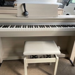 2021年製のほぼ新品KAWAI CN29A ホワイトメープル電子ピアノ高年式88鍵盤 の画像