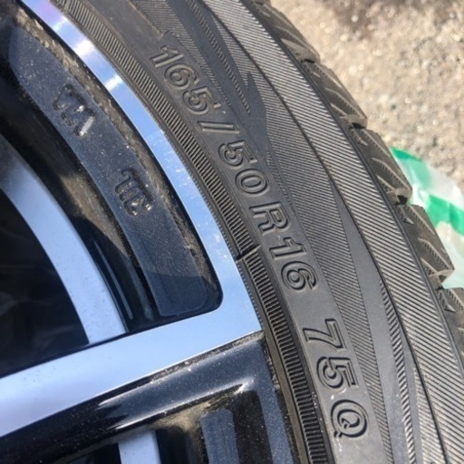 極美品　クリムソン16インチ　未使用スタッドレス　165/50R16
