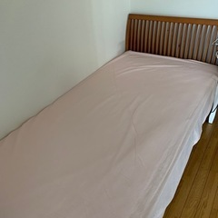 【譲り先決まりました】家具 ベッド シングルベッド