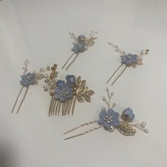髪飾り　花　ウェディング　ヘッドドレス　結婚式　卒業式　成人式