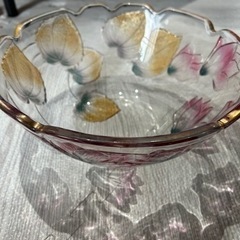 昭和レトロ　ガラス製フルーツボールの画像
