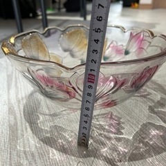 昭和レトロ　ガラス製フルーツボールの画像