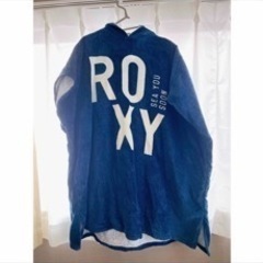ROXY ポンチョ フード付ビーチタオル