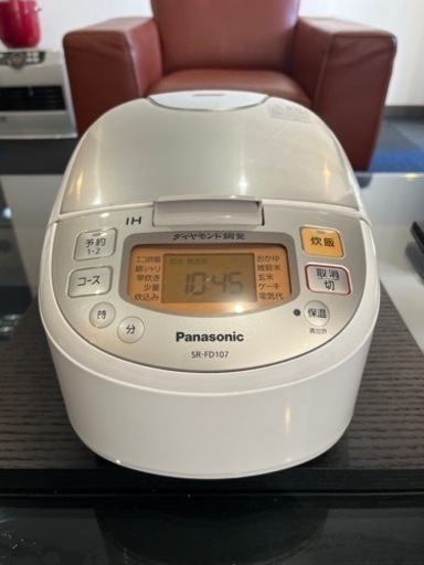 パナソニック　Panasonic 2017年製　IHジャー炊飯器　SR-FD107 5.5合炊き　ダイヤモンド銅釜　1.0L 動作確認済み！