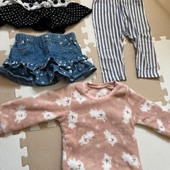 子ども服　布パンツ　肌着　半袖　長袖　肌着　シャツ　保育園　着替え　80 90 95 100 110 肌着　パジャマ　Tシャツ　起毛　タートル　タートルネック　ズボン　スカート　ロンT  子ども　服　レギンス　スタイ　帽子　まとめて　まとめ売り　キャミソール　ワンピース　アウター　上着　パーカー　トレーナー　冬服　夏服　の画像