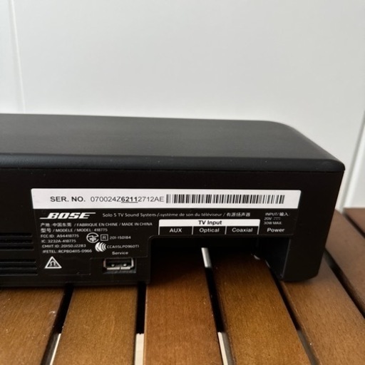 BOSE solo5 サウンドバー、テレビ、スピーカー、bluetooth