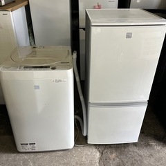決まりました！【新生活応援セール!4/7まで延長】 SHARP 家電セット 冷蔵庫 洗濯機