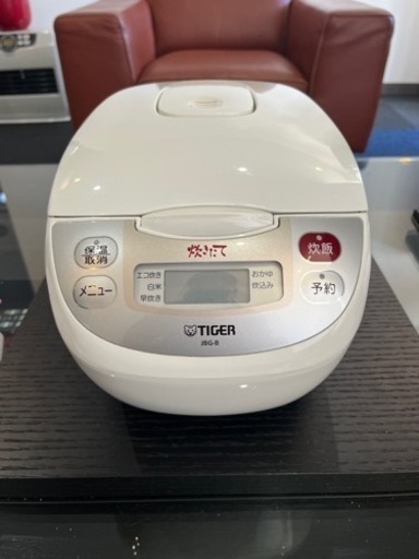 タイガー　2014年製　JBG-B100 マイコン炊飯ジャー　5.5合炊き　1.0L 動作確認済み！