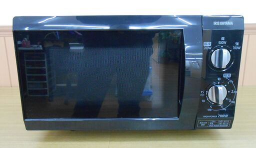 アイリスオーヤマ 電子レンジ PMB-F185-5 ブラック 50Hz 東日本専用 2019年製