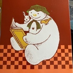 スノーマン　ふわふわブランケットの画像