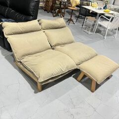 引取希望 無印良品 ハイバックリクライニングソファ オットマン付き 引取限定】無印良品 ハイバックリクライニングソファ 1シーター +