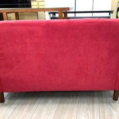 2人掛けソファー 赤布のご紹介！（トレファク寝屋川）