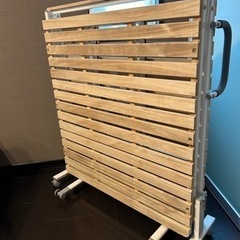 折り畳みベッド すのこ の画像