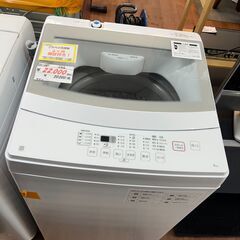 リサイクルショップどりーむ天保山店　No12082 　洗濯機　ニトリ　NITORI　2021年製　6.0㎏　高年式　美品　配達設置可能