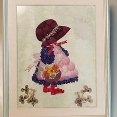 押し花アート   可愛いい スーちゃん    