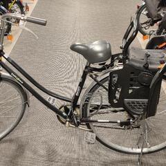 26センチ自転車、チャイルドシート付き