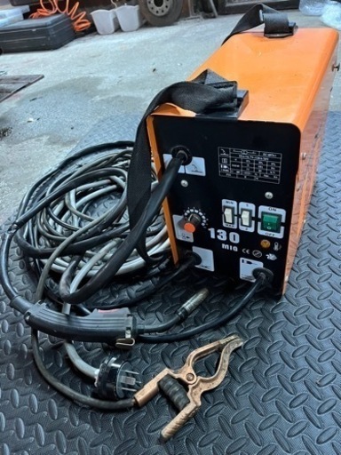 ノンガス半自動溶接機 MIG130 単相200V 配線延長加工