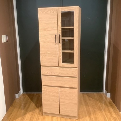 【トレファク神戸南店】食器棚 2枚扉【取りに来られる方限定】